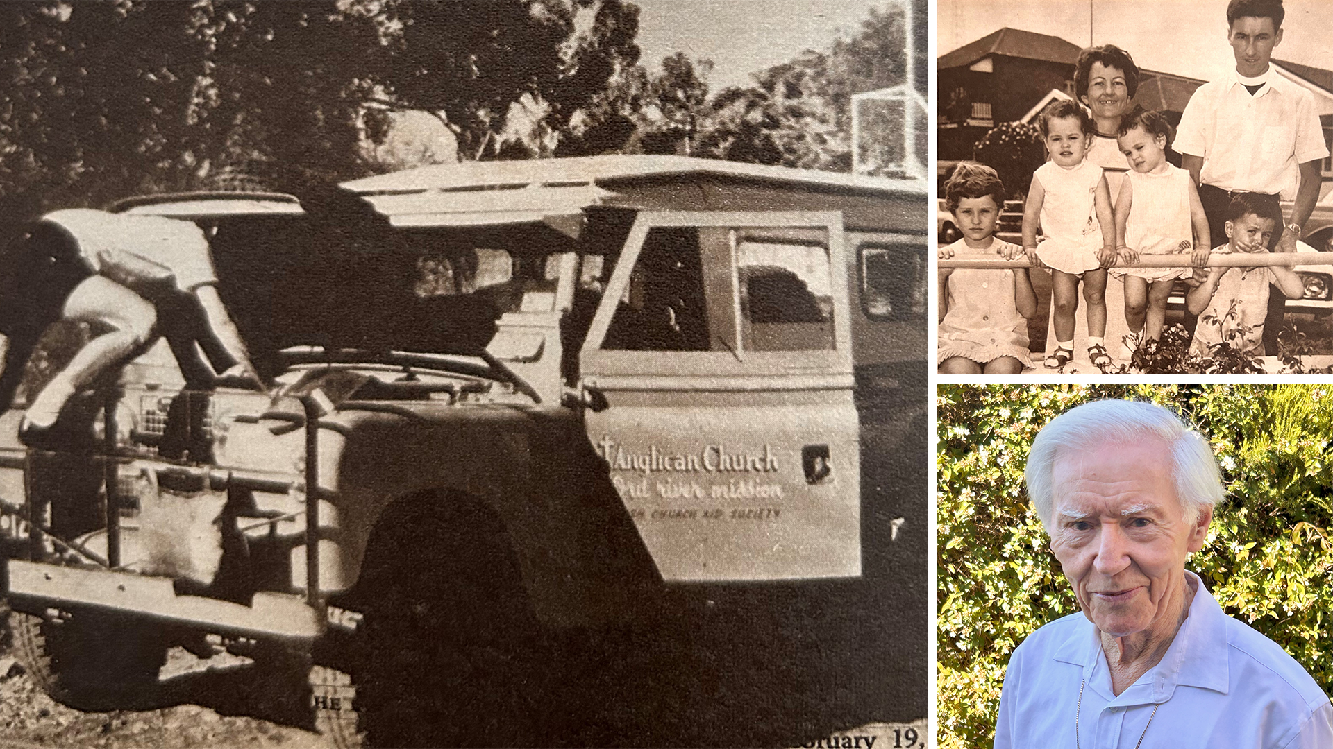 Two images from Kununurra in the late sixtys and Bary Green now